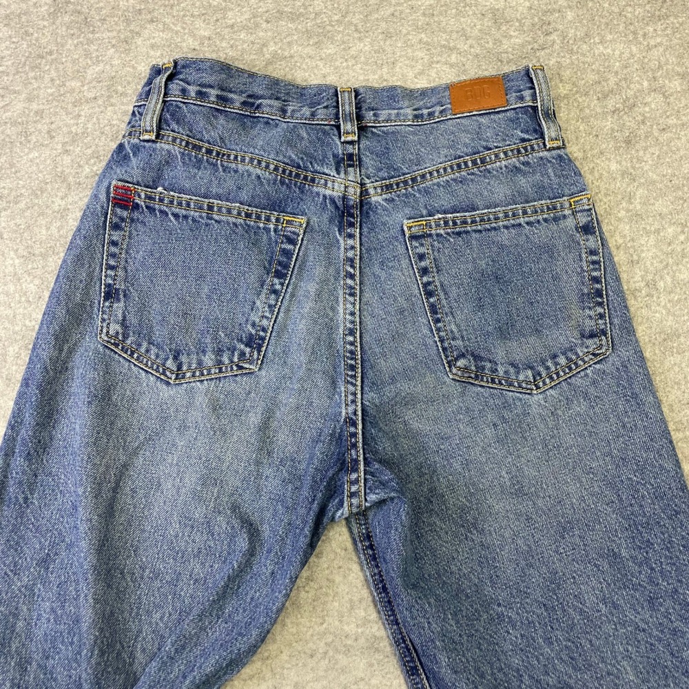 BDG Urban Outfitters Cowboy Jean High Rise Straight Leg Blue Denim Size 26 - Picture 6 of 13